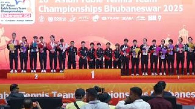 恭喜中国女团夺冠！