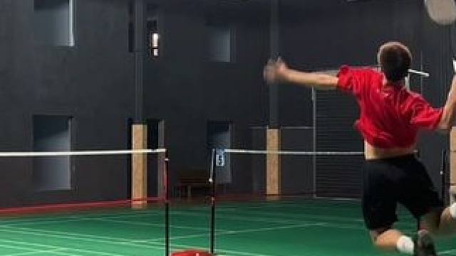 刷个小怪 #羽毛球 #羽毛球单打 #杀球