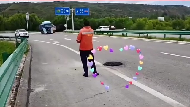 大货车司机眼睛就是尺