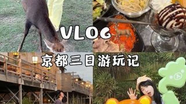 京都待的三天两夜！后悔去日本前没有多塞几包辣条#vlog日常 #vlog十亿流量扶持计划 #京都 #