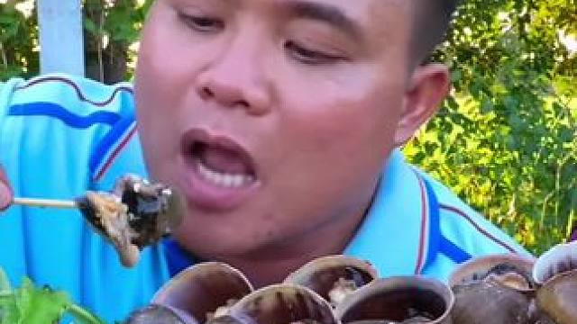 鲜嫩‍小田螺薄荷剁椒蘸水️ #泰国大叔#泰国美食#内容启发搜索 #种草激励计划 #全民任务