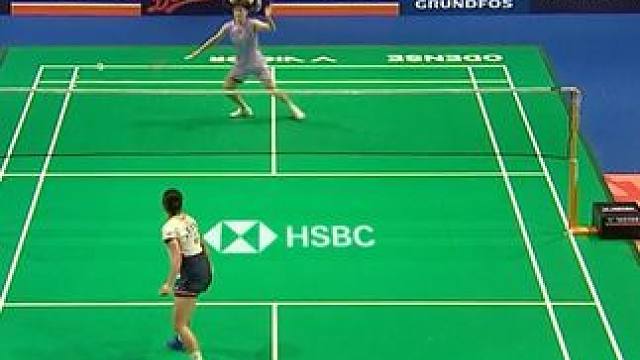 这个多拍回合，是真的燃尽了#羽毛球 #安洗莹 #王祉怡 #丹麦羽毛球公开赛