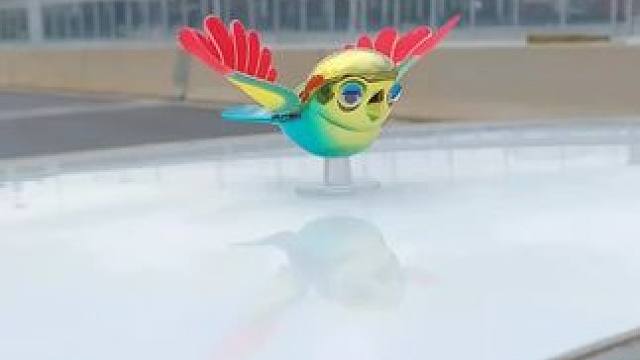 伴飞小鸟 翅膀会动 伴飞小鸟 【翅膀会动】伴飞小鸟摩托车创意汽车装饰摆件车载小鸟电瓶车小挂饰