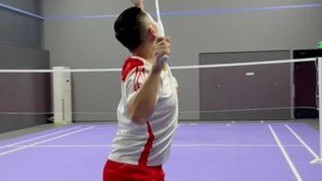 杀球压不住怎么调整 #羽毛球 #川崎极光7 #川崎极光7羽毛球拍