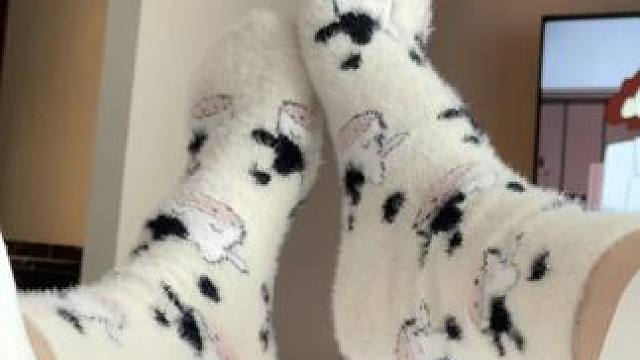 原来男生的爱一直藏在小细节里#袜子 #可爱袜子