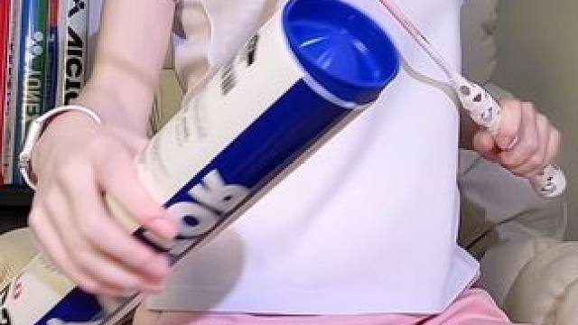 哪支球拍是你的白月光？ #打羽毛球女生 #变装 #反差