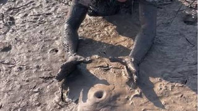 比头还大的浆洞你们见过没有？没想到抓到三条大货，太意外了！！