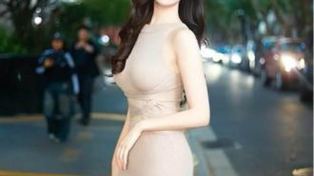 上海街拍火锅超有气质一位美女