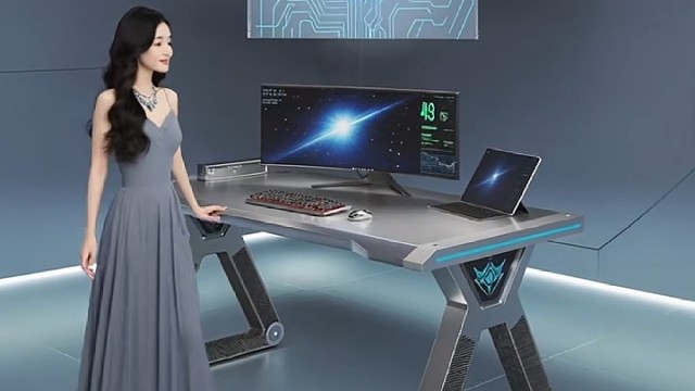 未来感拉满！高端电竞桌体验