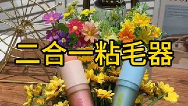 这款二合一水洗粘毛器也太绝了，衣服毛、起球一键清除，水洗反复用还不心疼，出门精致感全靠它#粘毛器  