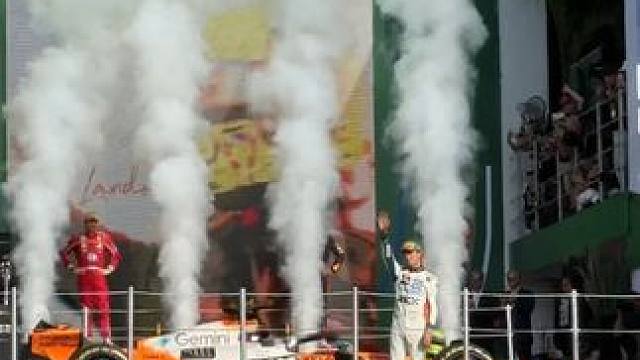 诺里斯值得尽情庆祝的一场胜利！勒克莱尔和维斯塔潘与新的积分榜领跑者共享墨西哥领奖台#F1 #诺里斯 