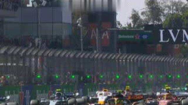 墨西哥城大奖赛超级混乱发车！