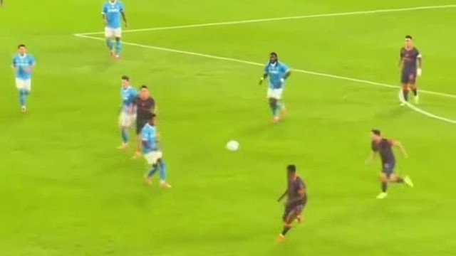 那不勒斯3:1国米，麦克托米奈不停球凌空斩破门