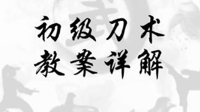 #武术 #刀术#武术套路#初级刀#武友圈