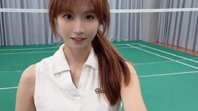 最后一次跟前男友打球嘉嘉羽毛球