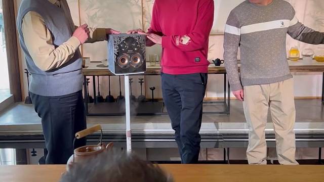 DOSS乐宴全景声音响试听茶友们爱不释手