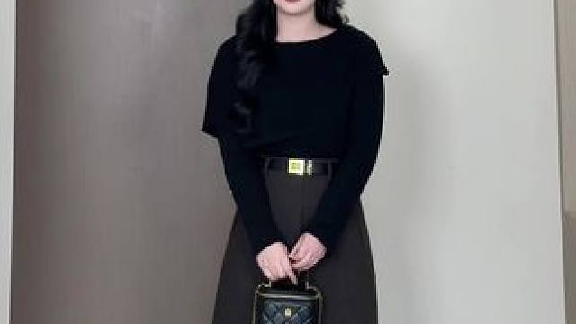 微胖形秋冬这么穿包气质的 #140斤穿搭 #梨形身材 #遮肉显瘦 #气质穿搭 #秋冬王炸穿搭