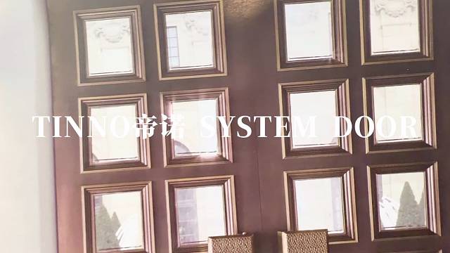 在光影里演绎的高端入户美学#TINNO帝诺系统入户门 #别墅门 #系统门 #上海