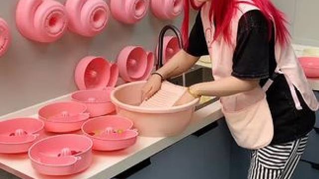 蜗牛自动清洗篮 蜗牛自动清洗篮，有了它，以后洗水果可就太方便了，自动洗干净还能自动沥水，#沥水篮  