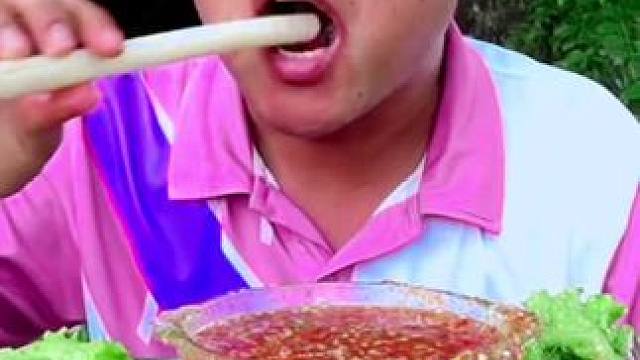 拉丝荷叶杆酸辣料汁️特大泰虾