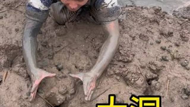 拳头这么大的洞你们见过没有？你们说说这条有多大！！