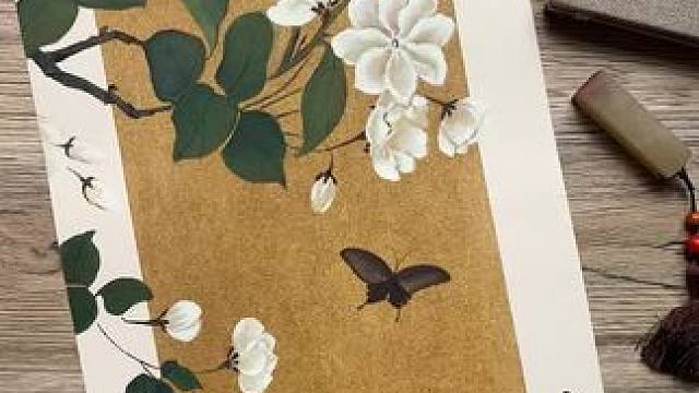 油画棒《国风—宋代美学》视频绘画教程 油画棒课程《