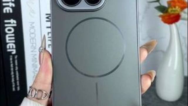 一加15冰感细圈磁吸手机壳，亚克力抗氧化不发黄，带高清镜头膜