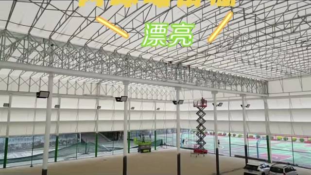 网球场大型电动伸缩雨棚