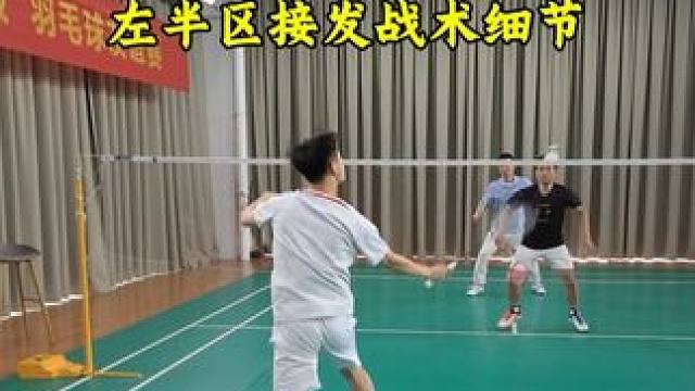 双打左半区接发战术细解 全程无废话
