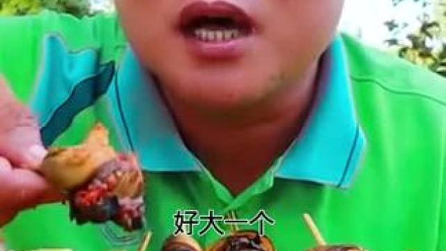 剁椒️凉拌大田螺烧烤串串