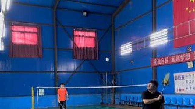 羽毛球反手过渡慢动作教学细节干货