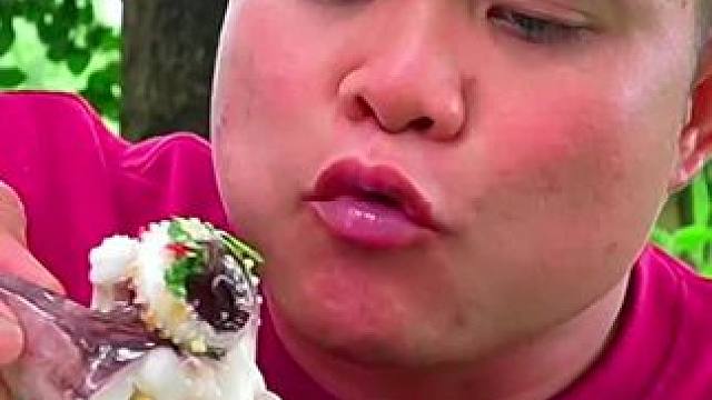 新鲜小米辣蘸水️又脆又嫩的墨鱼脚