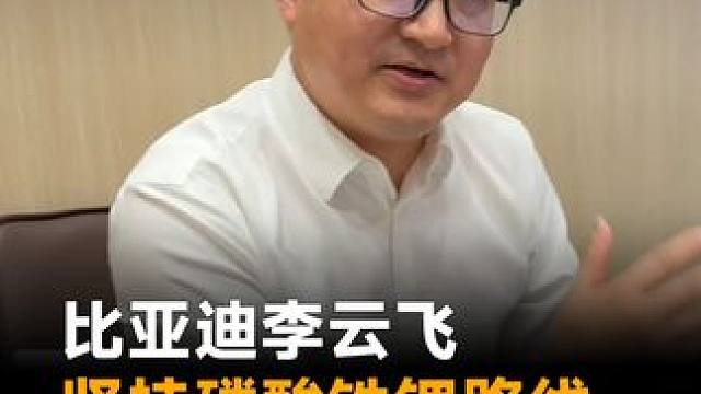 比亚迪李云飞：坚持走磷酸铁锂路线，安全才是最基本的目标