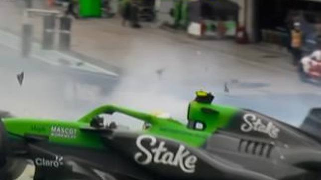 博托莱托巴西冲刺赛最后一圈的严重事故，好在车手平安