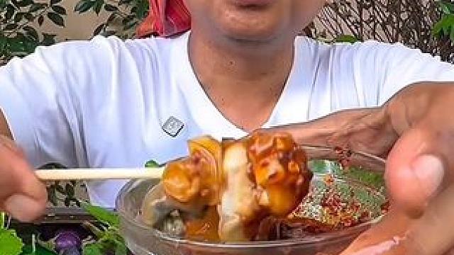 辣椒蘸水️螺肉串串