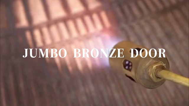 手工锻打铜门，同心圆纹里的匠艺史诗#中宝天一铜门 #别墅门 #铜门 #上海