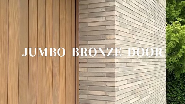 演绎车库入户的实用质感与自然格调#中宝天一铜门 #别墅门 #铜门 #上海