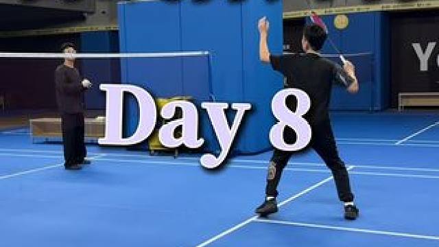 忙碌的一天也要坚持训练。