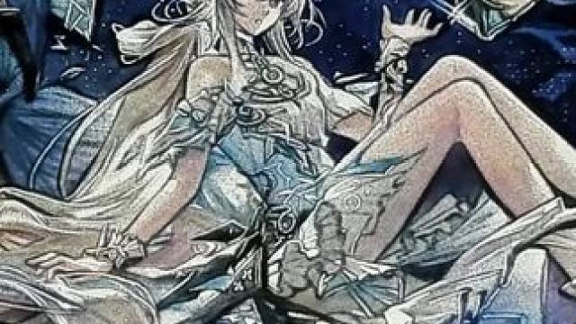 【眠于厄寐之境】沙画绘制直播回顾 梦绽入画，她的面容在流沙中逐渐显现。