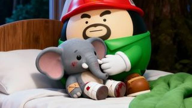 蛋仔派对小星救了小象没想到5年后！