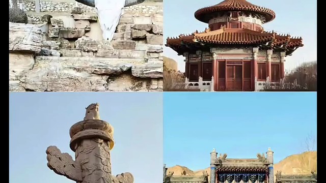 水青流溪映清日京衔檐成景