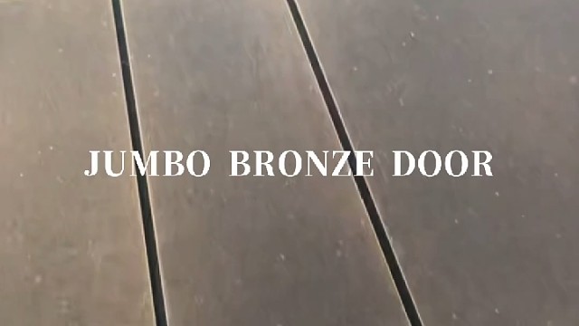 几何铜筑间，藏着时光淬炼的建筑诗#中宝天一铜门 #别墅门 #铜门 #上海