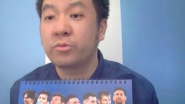 梅西职业生涯纪念款台历开箱