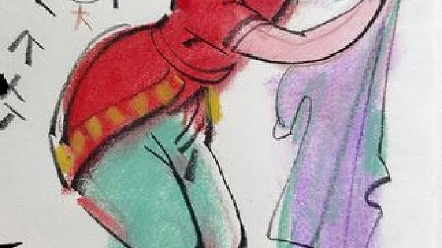 家长一定要让孩子跟着我的网课系统练习… 孩子基本功打扎实以后绘画绘画道路更长远… #