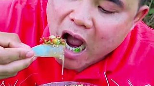 鲜辣️剁椒蘸料鲜嫩刺身罗氏虾