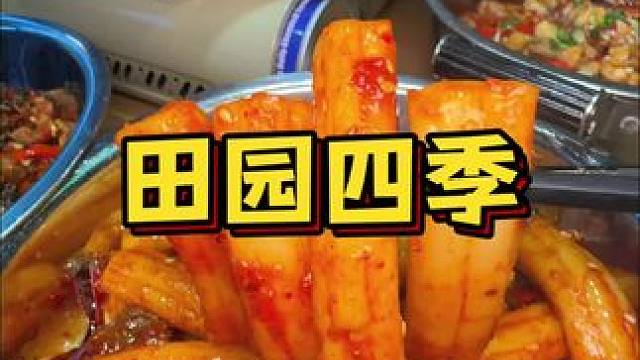 来吃网上很火的田园四季了… 居然还上了69-100的代金券，好划算