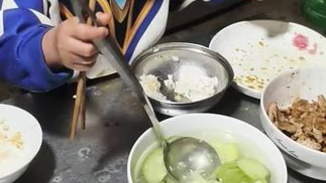 今天煮小瓜吃。