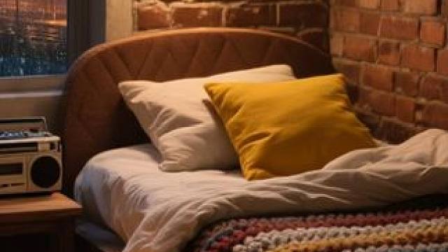 雨夜的复古小屋，在温暖的氛围中听着雨声入眠