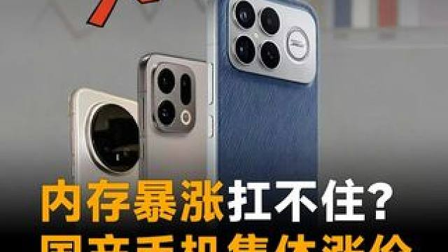 内存暴涨扛不住？国产手机集体涨价，苹果可能不涨