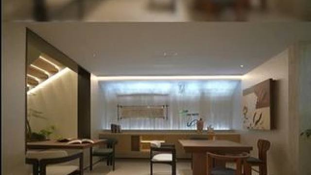 这张茶桌暗藏玄机！不仅可四人打掼蛋，还能拼接延展成大型茶台。搭配隐藏投影仪和沙发床，阴暗地下室瞬间变